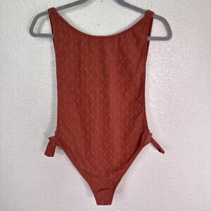 Free People Swimsuit Womens Large Pamela One Piece Boho Cheeky Swimwear FP Beach